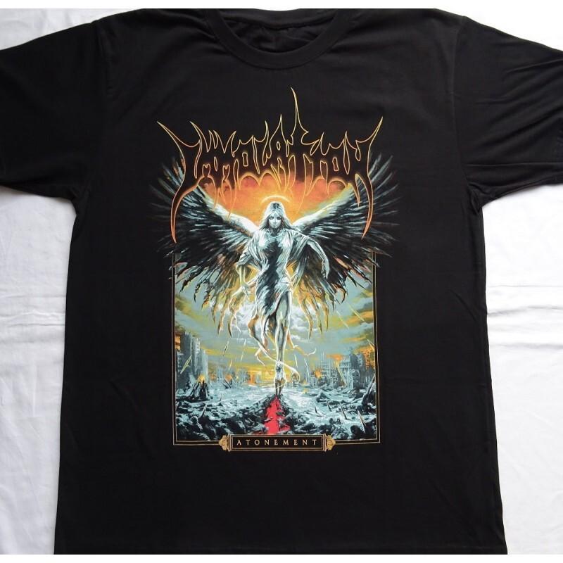 

Vintage Immolation Band Atonement Heavy Cotton Black S5XL Shirt MM547 Unisex T-Shirt L