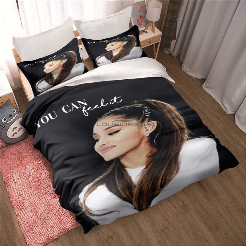 Pop Singer A-Ariana Grand Bedding Sets exquisite bed supplies set duvet cover bed comforter set bedding set luxury birthday gift