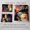 Colorful Floral Arrangement. Bedding Duvet Cover Sets Duvet Covers Pillowcases Gifts (1 * Duvet Cover 2 * Pillowcases, Without Duvet Insert)