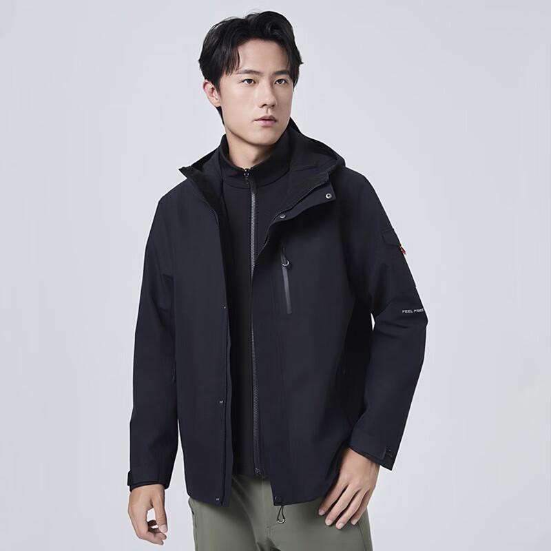 SCALER Мужская куртка Softshell 3-в-1 для активного отдыха L