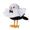 Plush Ghost Bird Figurine Doll Animal Bird Doll Model Decoration  DIY Pendant