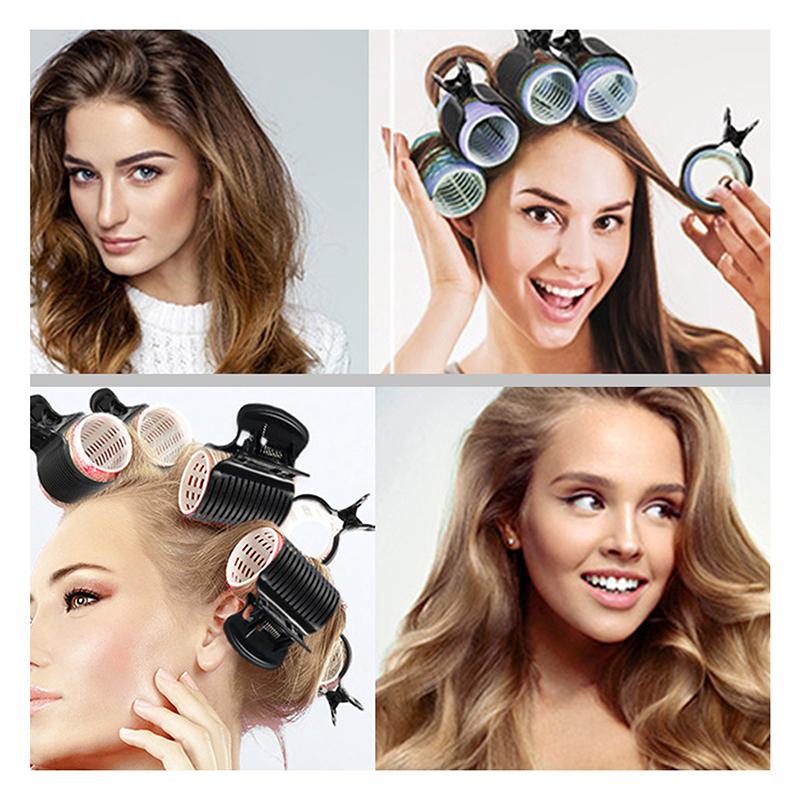 1/12Pcs Hot Roller Hair Clips Hair Dye Perm Insulation Clips Hair Curler Claw Clamps For Women Salon Hairdressing Tool