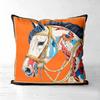 Colorful Horse Patterned Cushions for Home Decor Polyester Pillowcase,sofa Decorative Cushion Cov Headboard Pillow