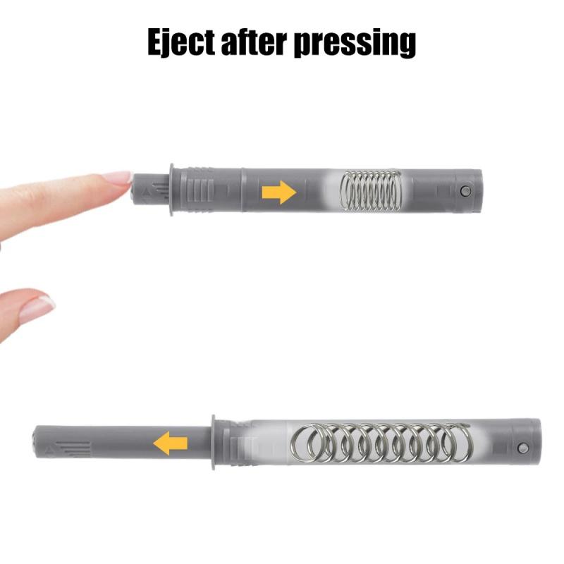 5/10Pcs Cabinet Door Hidden Bouncer Built-in Spring for Wardrobe Drawer Free Pull Hand Push Door Opener Rotating Adjustment3-5mm