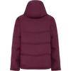 Men's Adidas Down Coats Unisex Dark Reddish Purple Hooded (Non-detachable)