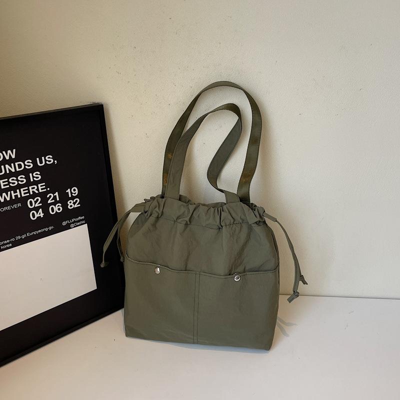 Casual big bag women's new fashionable versatile cloth bag shoulder bag large-capacity class commuter bag