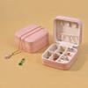Portable Jewelry Box European Princess Korean Small Travel Handmade Jewelry Bag Earring Ring Small Storage Box