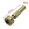 Brass Adjustable Spray Gun Garden Irrigation Sprinkler Nozzle Car Washing Household Cleaning Sprayer Watering Lawn Plant Flowers