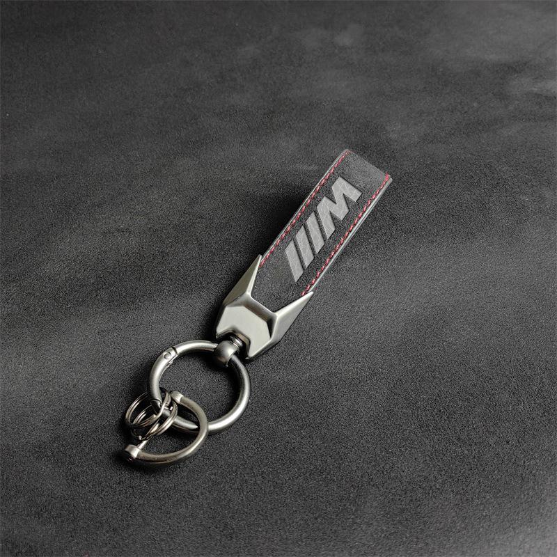 Car Key Ring Suede Key Chain For BMW M E30 E34 E36 E39 E46 E53 E60 E90 E83 F10 F20 F21 F30 F35 M3 M5 X1 X3 X4 X5 X6 X7 Accessory sdbf49