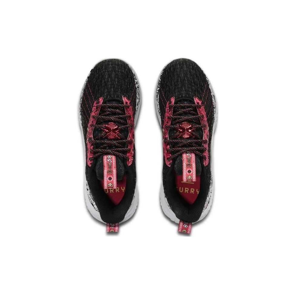 Under Armour Curry 10 Flow Fashion Versatile Low Top Basketball Shoes Unisex Sneaker Black 3026289-001