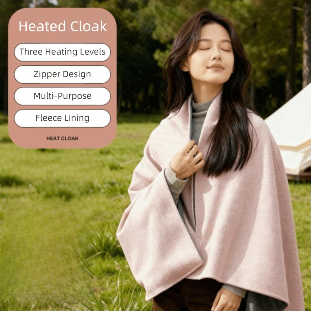 

Fashion Portable USB Electric Heated Blanket 3 Heating Levels Washable Warming Shawl Wearable Leg Cover Winter розовый