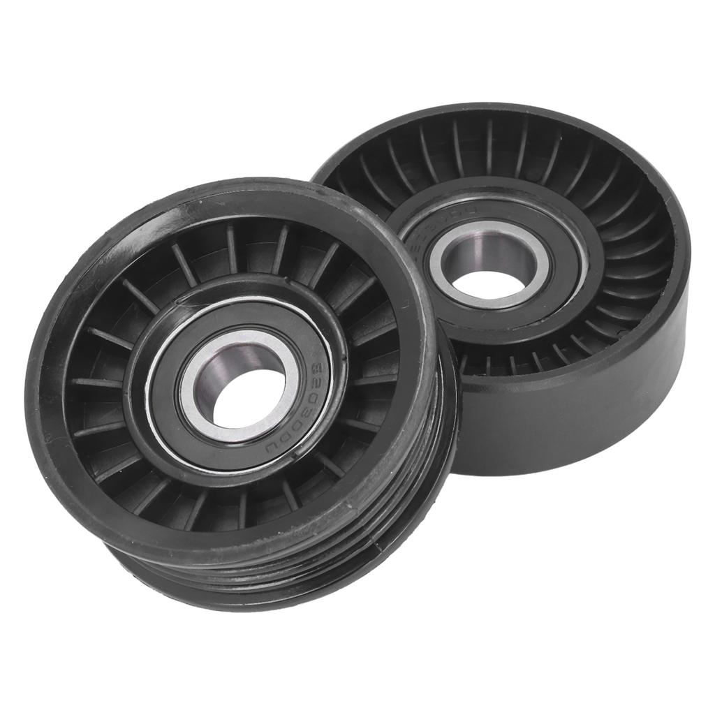2 Pcs Drive Belt Idler Pulley Set Replacement for Fairlane AU BA BF NF NL 1995‑2007