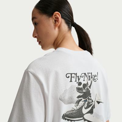 Nike Sportswear Drop Shoulder Sleeve T Shirt Women s S