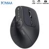 JOMAA Ergonomic Vertical Wireless Mouse, 2.4GHz/Bluetooth 5.1, Rechargeable, Adjustable DPI, Type-C