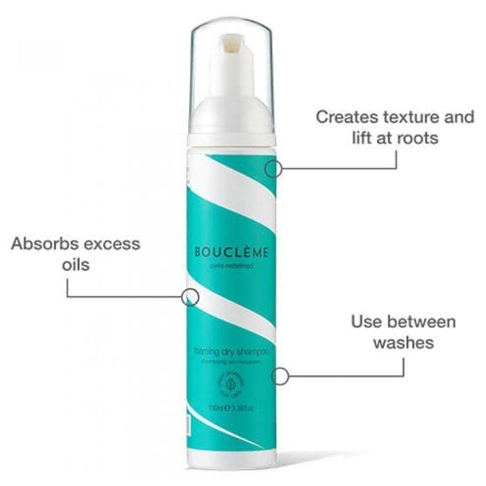 Boucleme Curls Redefined Foaming Dry Shampoo 100 Ml Unisex