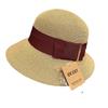 Straw Hat Children Spring and Summer Seaside Vacation Beach Hat Temperament Bucket Hat Casual Sunscreen Hat Travel Straw Weaving