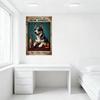 Vintage Whiskey Dog Metal Sign 'That's What I Drink Whiskey' Anthropomorphic Dog Tin Poster for Bar Pub Home Wall Decor 8x12 Inc