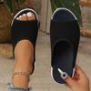 Large Flat Casual Slippers for Women's Fashion, Versatile and Lightweight Mesh Beach Sandals, Suitable for Outdoor Activities