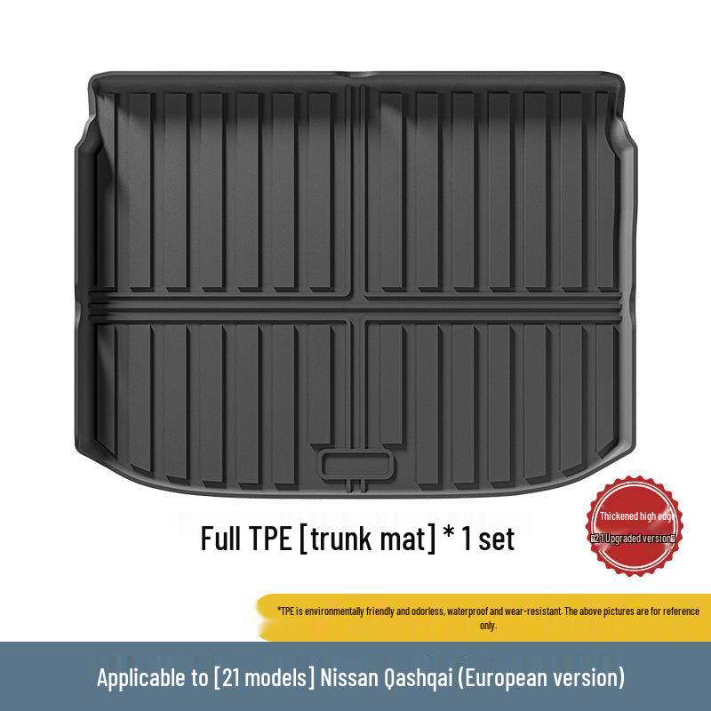 

Екологічні килимки для підлоги та багажника з ТПЕ з подушкою для спинки сидіння для Nissan Qashqai 2021-2025