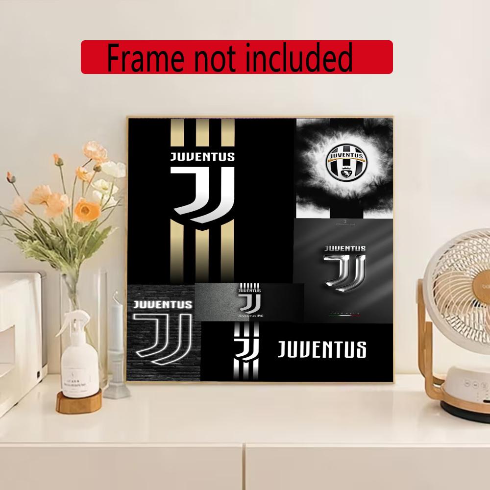 Juventus 5D Diy Diamond Painting Round Diamond Diy Frameless Holiday Artwork Suitable For Home Office Wall Decoration