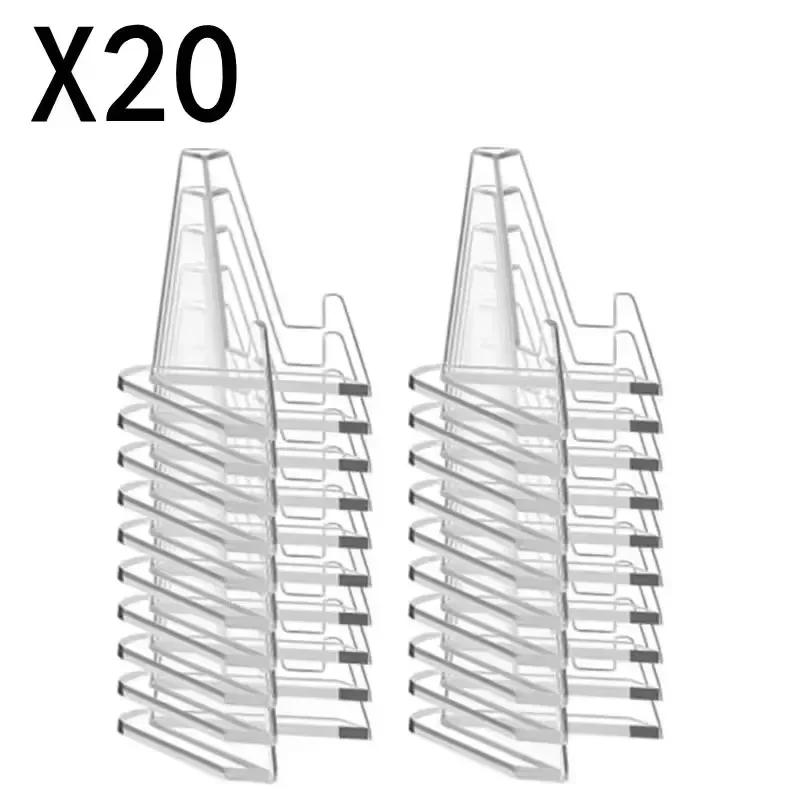 Transparent Acrylic Coin Display Stand Holders Small Easel Rack Card Commemorative Challenge Coin Capsule Holder Support