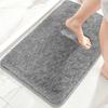 Velvet Bathroom Cashmere Thickening Mat Bath Non-slip Carpets In Wash Basin Bathtub Side Floor Rug Shower Room Doormat Memory Foam 3D Pad