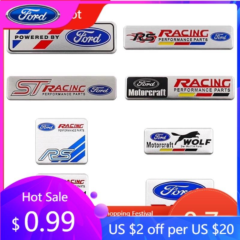Car Sticker 2025 Hot New Car Aluminum Emblem Badge Supercharged Styling Decal Sticker For Ford S MAX Ranger Focus Fiesta Mondeo