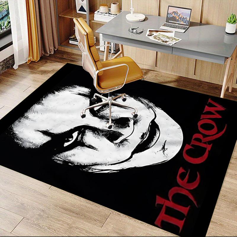 1pc The Crow Carpet, Office Rug Outdoor Mat Home Decor Area Carpet Festival