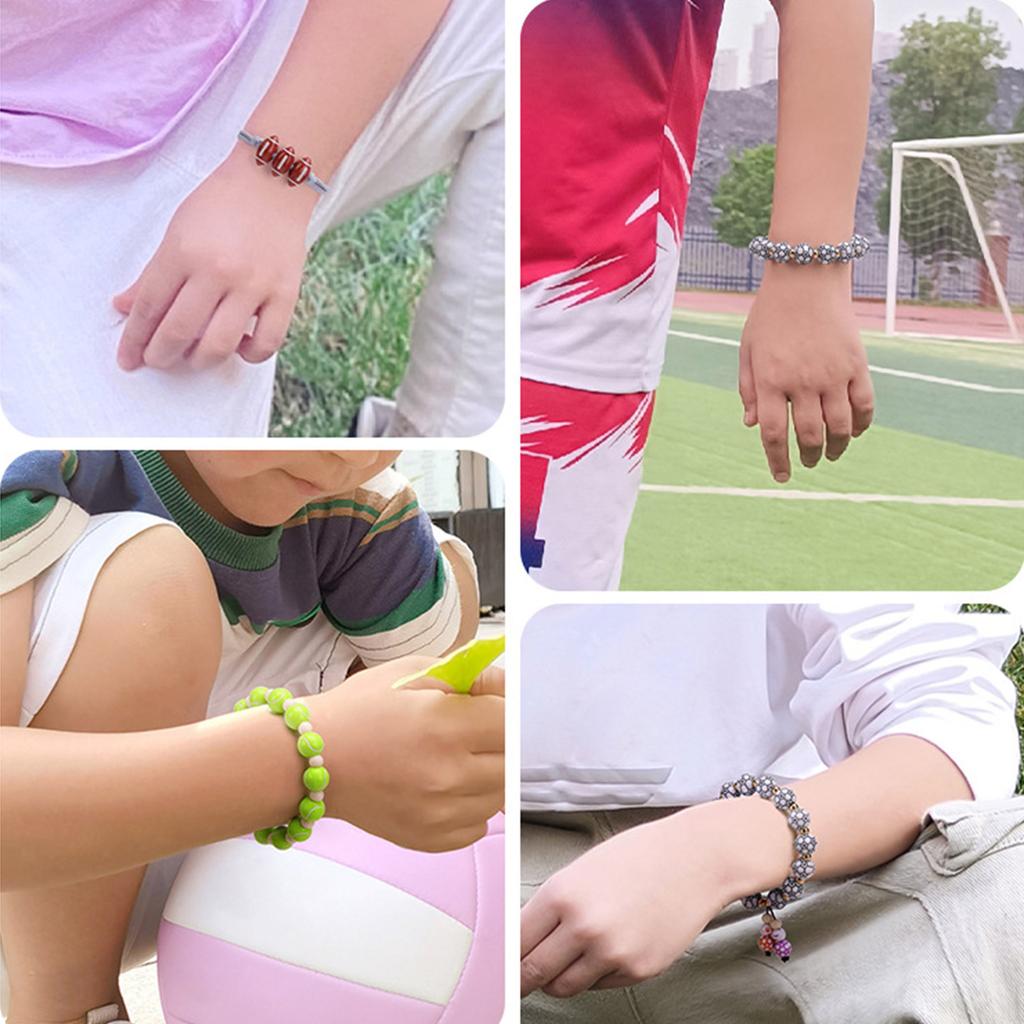 Creative Toys for Kids Rainbow Color Acrylic Beads Jewelry Making Supplies Handmade Bracelet Necklace Accessories