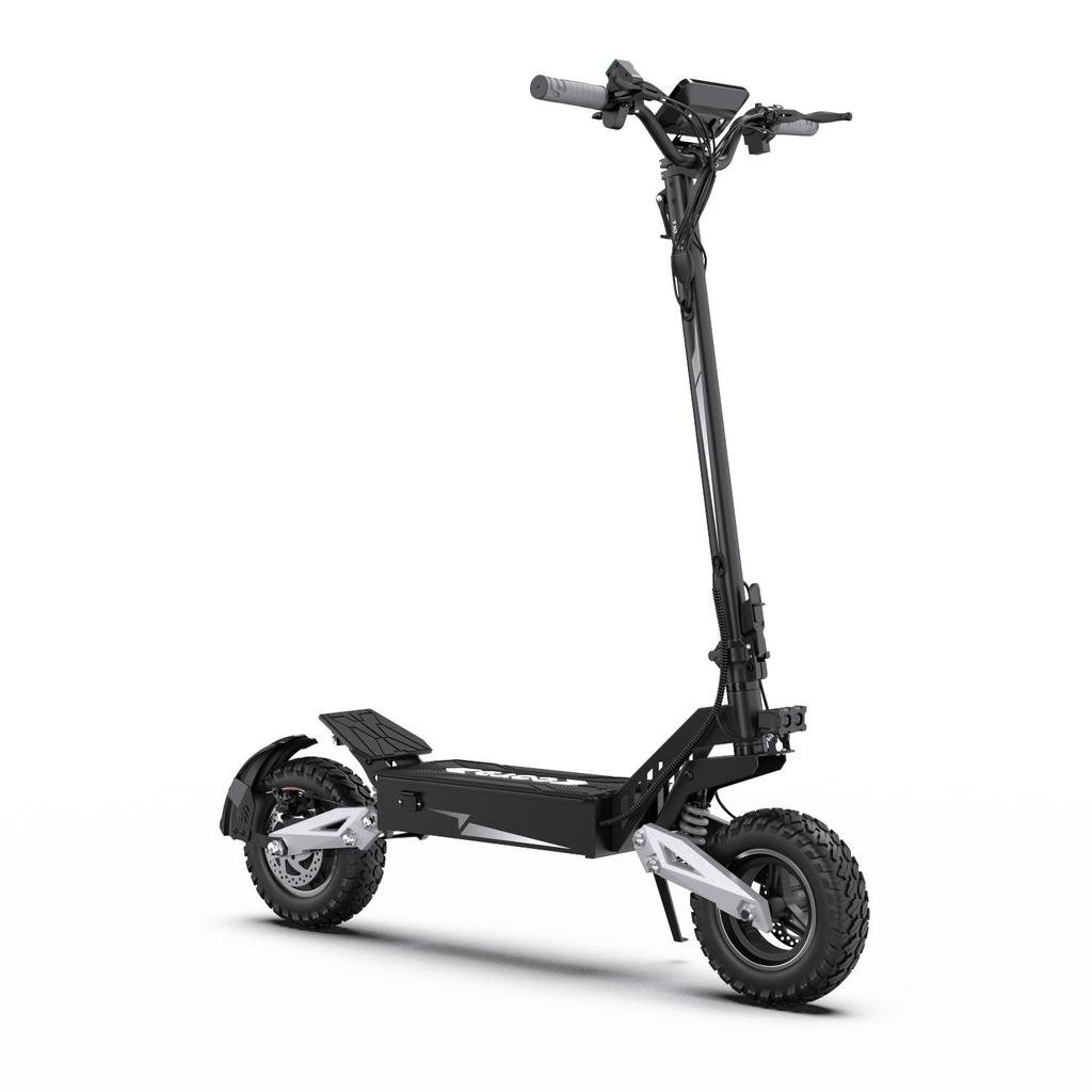 OOTD T10 Elektrická skládací koloběžka, 11 palců, 900W motor, Městská koloběžka, 48V 13,5Ah, Maximální dojezd 45 km, Maximální nosnost 120 kg, Černá