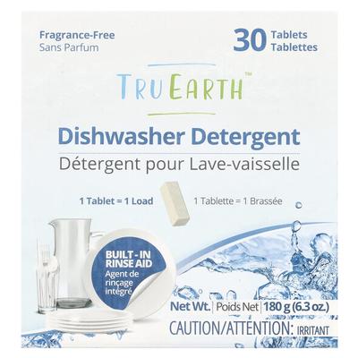 Detergente para Máquina de Lavar Louça, Sem Fragrância, 30 Comprimidos