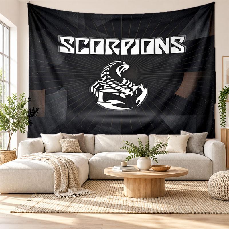 Scorpions Wall Tapestry, Soft Fabric Wall Hanging, Decorative Backdrop For Bedroom Home Wall Art