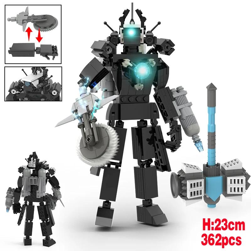 Νέα Skibidi Toileted Κτίρια Μπλοκ Titan Clock King 2.0 TVman Cameraman Speakerman Τούβλα Παιχνίδια για Παιδιά Δώρο Γενεθλίων Πάσχα