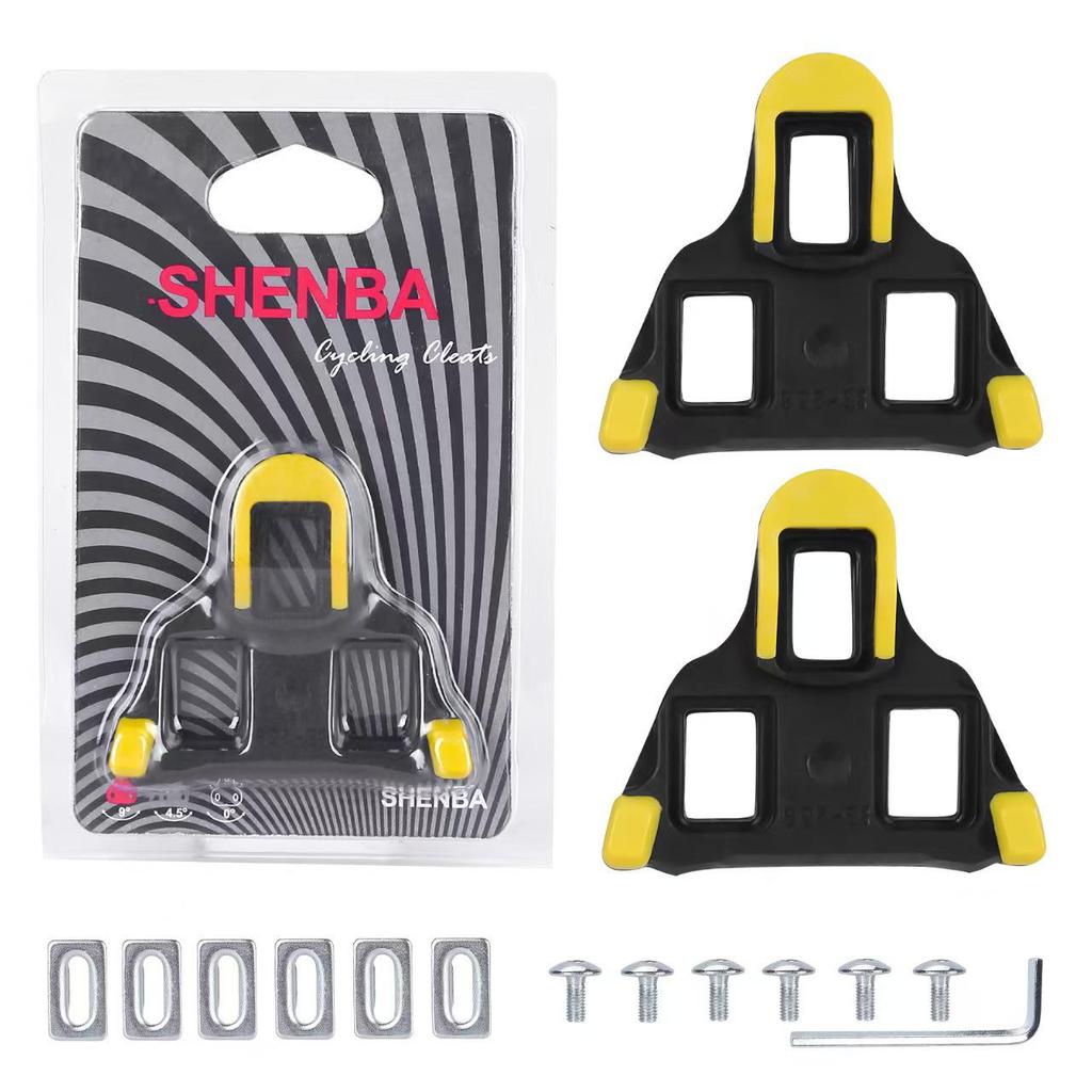 Selbstschließendes Cleat-Set für Rennrad-Fahrradschuhe