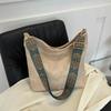 

Vintage Solid Color PU Leather Women Fashion Shoulder Sling Bag High-Capacity Simple Wide Strap Bucket… More