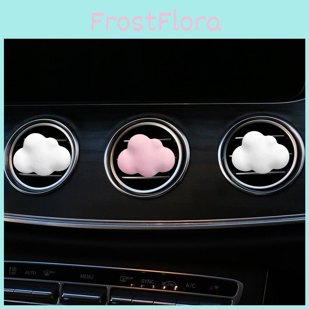 New Plaster Cloud Car Perfume Clip Air Conditioning Vent Decorative White Cloud Aromatherapy Clip
