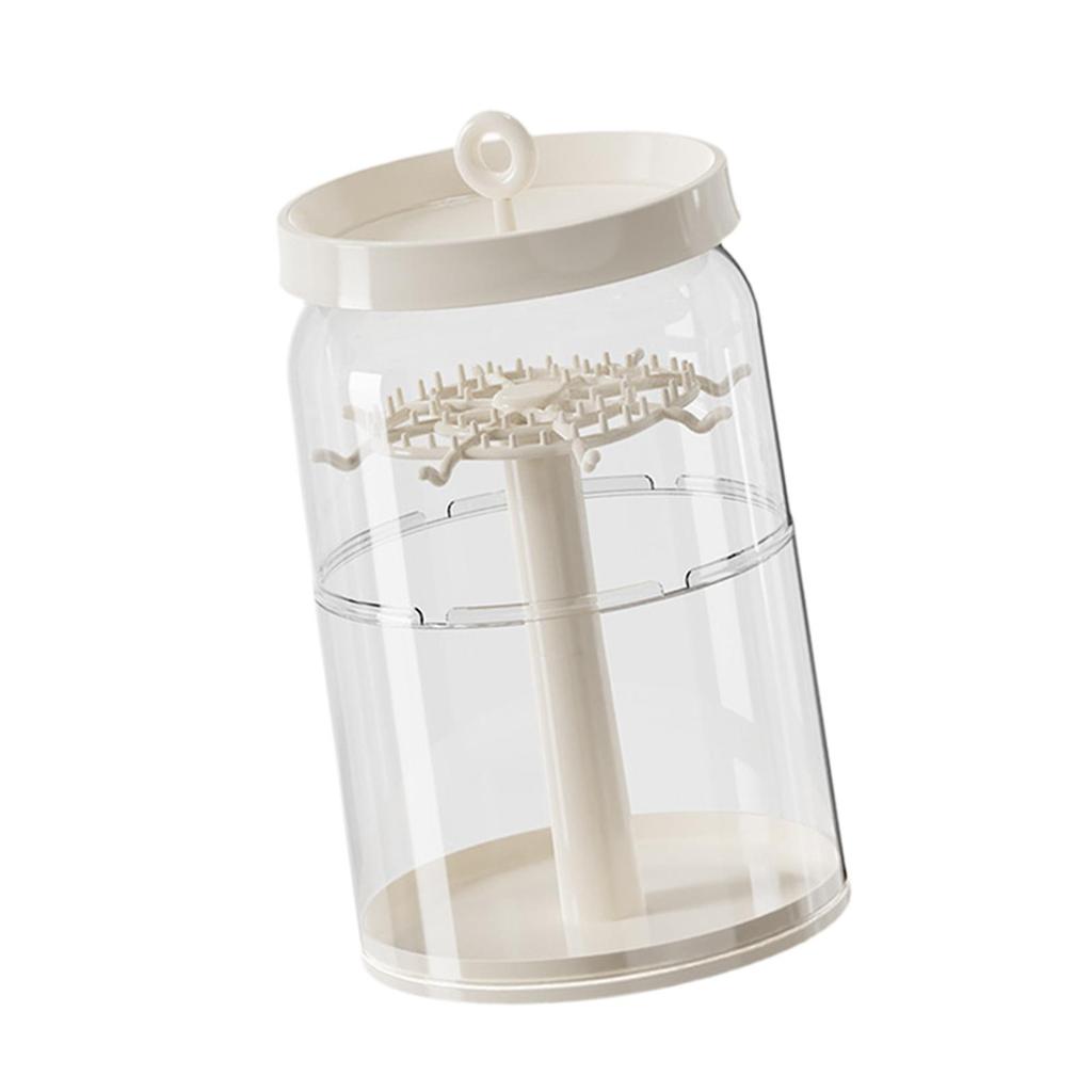 Doll Display Case Storage Box Multifunction with Hanging Hooks Case Earring