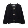  European and American Style, New Women's Fashion, Versatile, Cross-border Multicolor Comfortable French Coarse Needle Jacket
