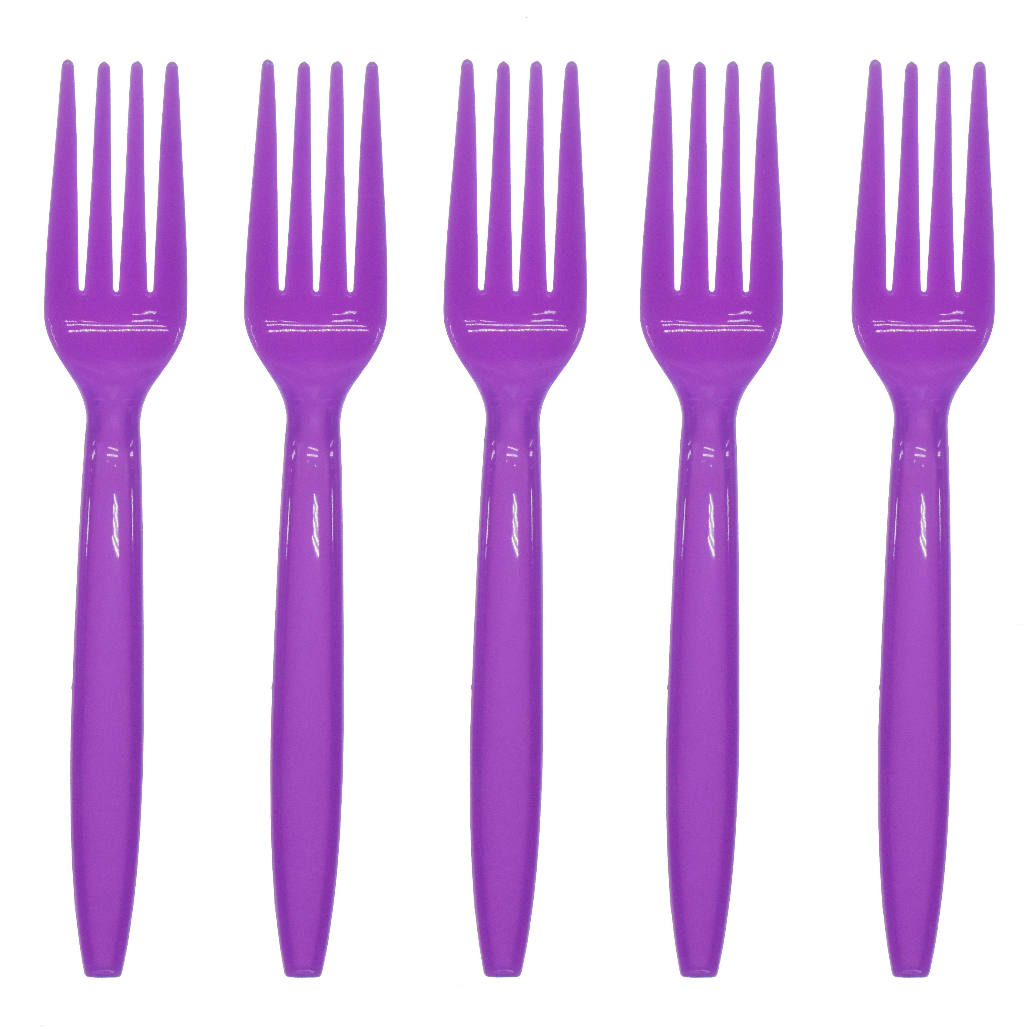 Пластиковые Синие Желтые Зеленые Черные Фиолетовые Ножи Вилки Ложки День Рождения Вечеринка Свадьба Юбилей Одноразовая Посуда Поставки