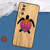 Wood Turtle Case For Honor Magic 7 5 6 Lite 8 Pro 200 400 50 70 90 X8c X8b X9a X9b X9c X9d Win RT Cover
