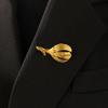 European & American Stainless Steel Luxury Brooch - Non-fading, Niche Design, Anti-exposure, Elegant Lapel Pin.