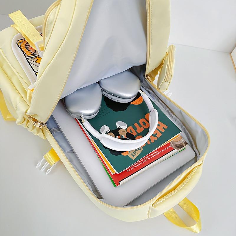 The New Schoolbag Is High-value, Fresh and Sweet, Candy-colored Backpack, Lightweight and Large-capacity Backpack for Junior High School Students.