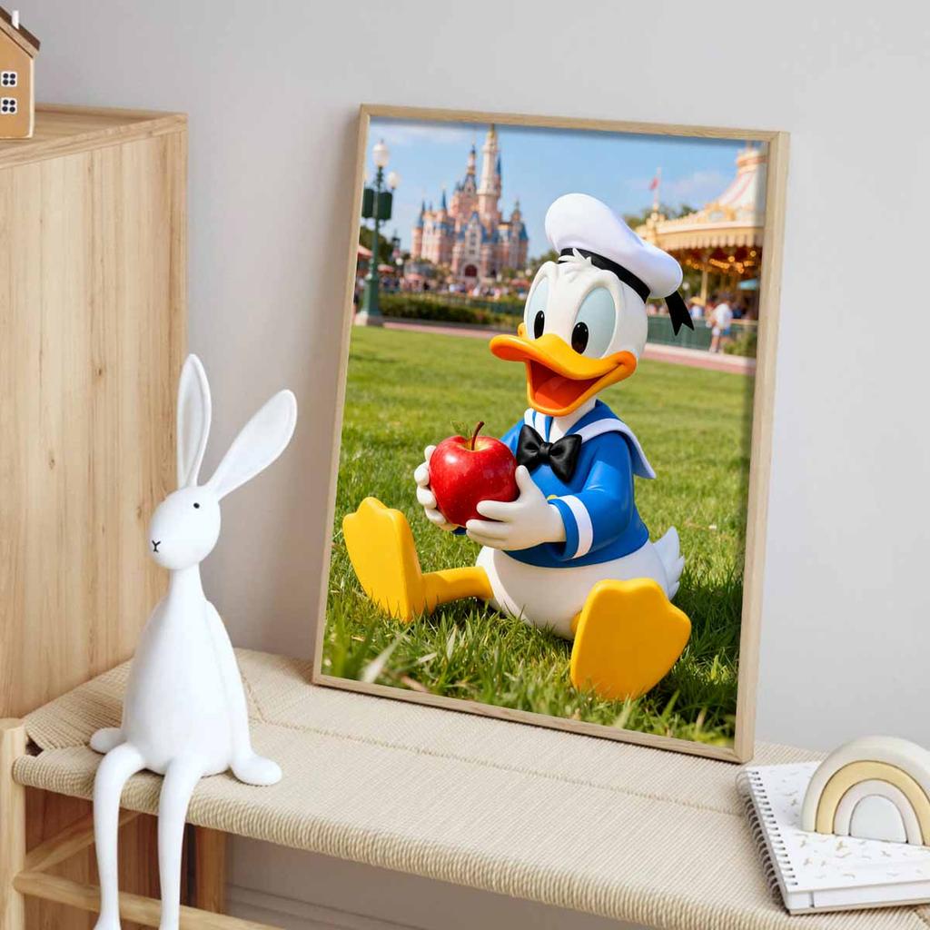 Disney Diamond Painting DIY Donald Duck Art Painting Set for Home Office Decoration Handmade Gifts