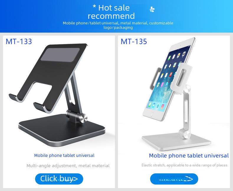 Állítható Alumínium Tablet- és Telefonállvány iPadhez és Huaweihez - Asztali és Összecsukható Tartókonzol