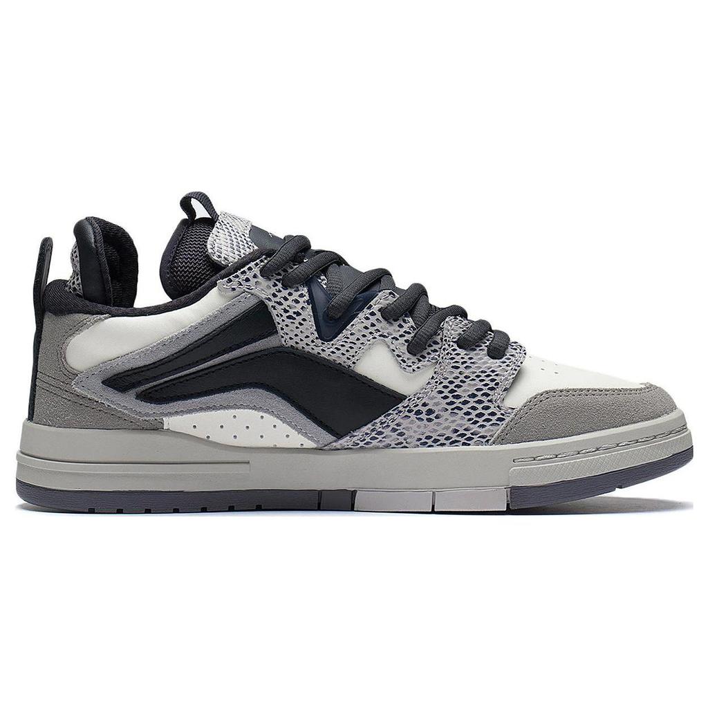 Li Ning Wave PRO Synthetic Leather, Leather Trendy Slip Resistant, Abrasion Resistant, Lightweight Low Top AECS049-3