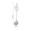 1/3/5/10pcs 304 Stainless Steel Musical Notes Coffee Spoon Stirring Cup Spoon Music Stick Ice Cream Gift Spoon