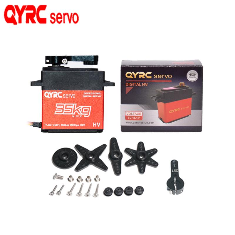 4Pcs Waterproof 20kg 25kg 30kg 35kg 40kg digital servo metal gear 180° high speed 25T arm for 1/8 1/10 RC baja crawler Cars boat