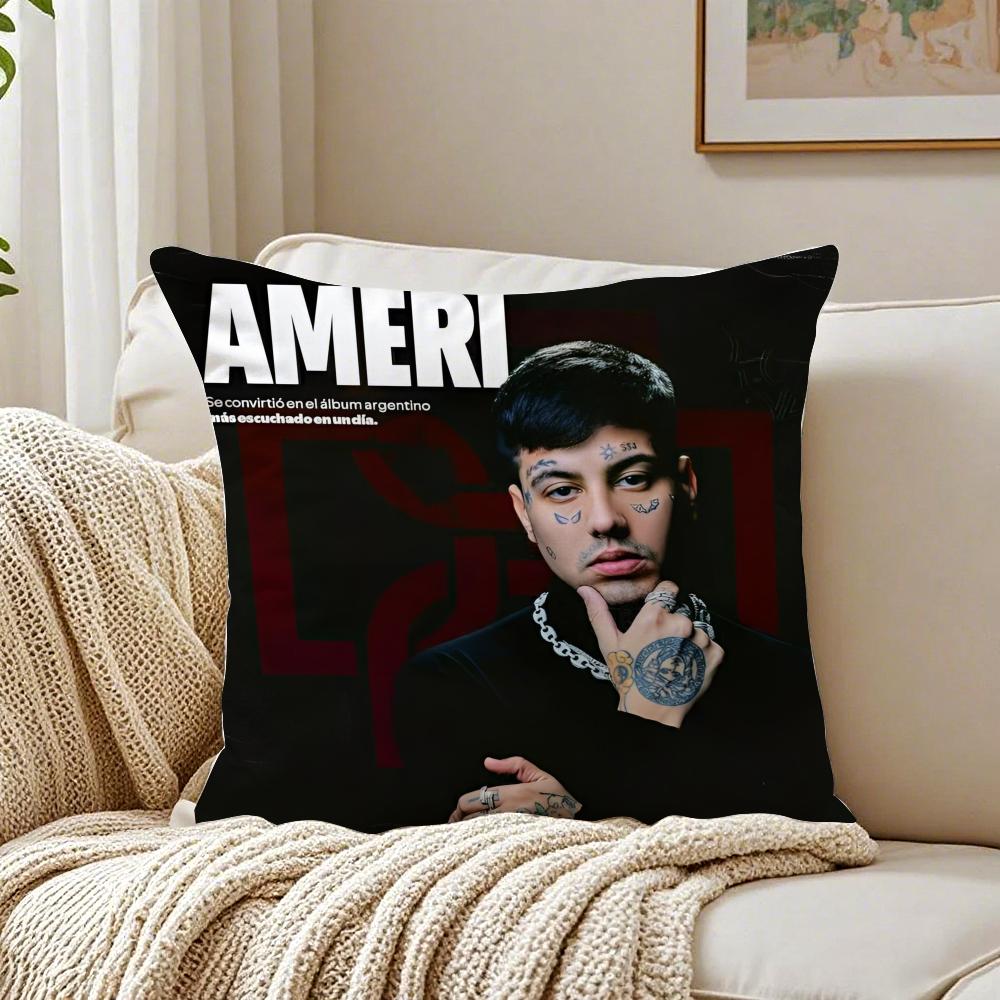 Male Singer Duki Cushion Cover Linen Pillowcase Soft for Sofa Bed Home Room Decor