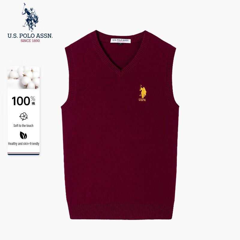 НАС. АССН ПОЛО. Мужской вязаный жилет с V-образным вырезом L