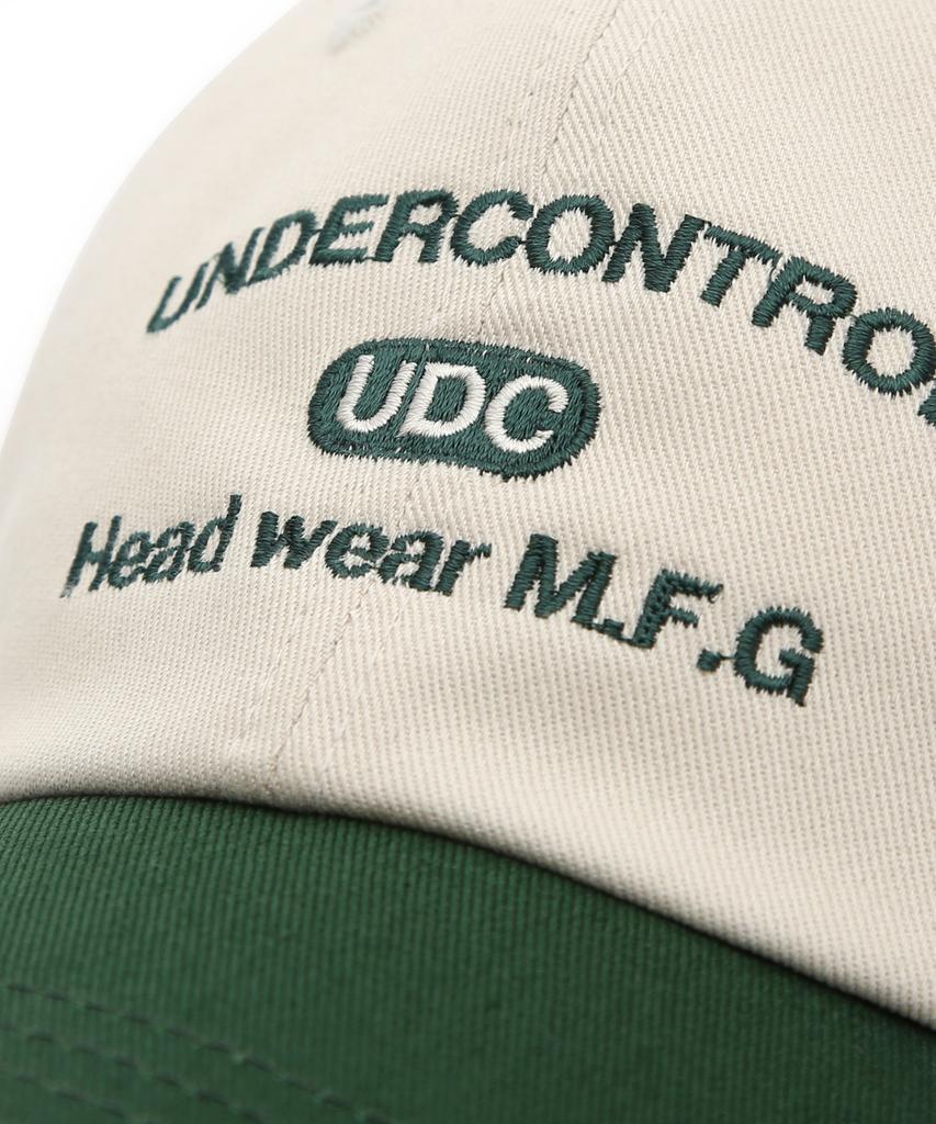 Eondeokeonteulol All-Season Cotton Color Block Logo Soft Top Ball Cap Unisex Baseball Cap College Crew / Authentic B B / Green